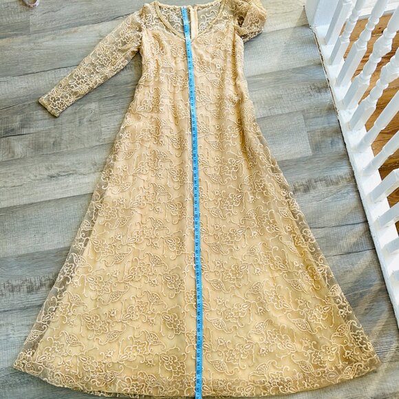 Vintage Alfred Bosand Evening Gown (size M) - Picture 8 of 13